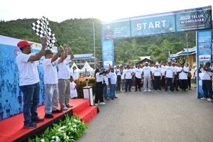 Jalan Sehat PLN di Teluk Wondama Papua Barat Tutup Rangkaian HUT-25 BUMN
