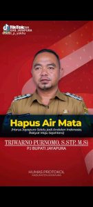 Hapus Air Mata, Ini Motto Pj Bupati Jayapura