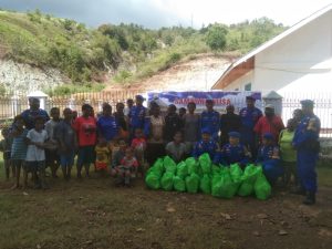Bhabinkamtibmas Polairud Polda Papua Sambangi Masyarakat Kelurahan Tanjung Ria