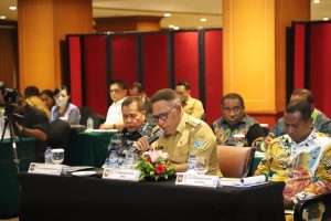 Para PJ Gubernur se Tanah Papua Rakor Bersama Anggota BP3OKP