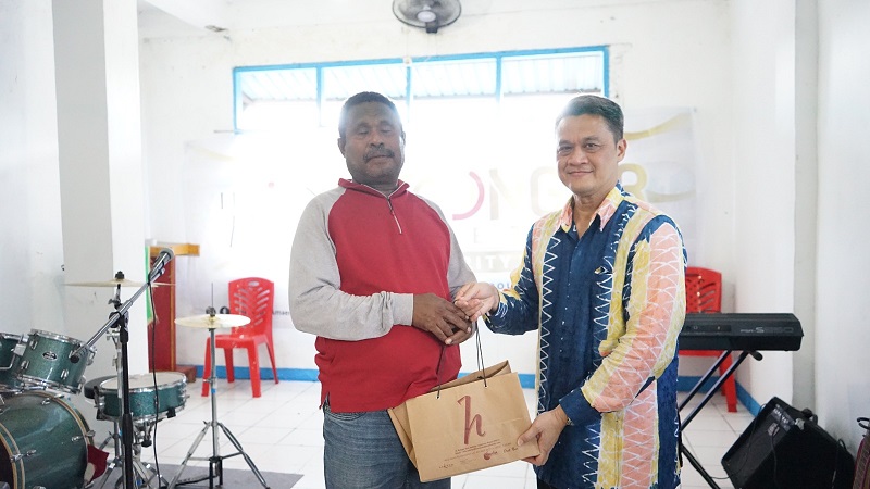 Rayakan Eksistensi 20 Tahun, Horison Ultima Entrop Kunjungan Kasih ke Yayasan Humania Tuna Netra