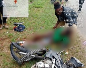 Kecelakaan Maut di Kilo IX, Dua Pengendara Motor Meninggal Dunia di TKP