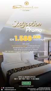 Nikmati Staycation Promo di Suni Garden Lake Hotel & Resort