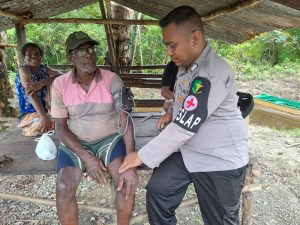 Tim Keladi Sagu Ops Rasaka Cartenz  Obati Penderita ISPA dan Malaria di Mimika