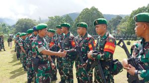 Pergantian Satgas Pamtas RI-PNG, 900 Prajurit TNI tiba di Jayapura