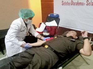 Hari Bakti Adhyaksa ke-63, Kejari Jayapura  Gelar Donor Darah
