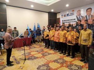 Pengurus PWI Papua Dilantik dan Pengukuhan Plt Ketua PWI di Tiga DOB