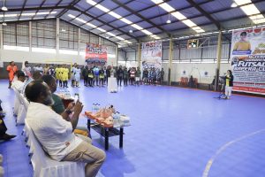 Buka Turnamen Futsal Bapera Cup I, Ny Roma Megawanty: Jaga Semangat Juang Pemuda