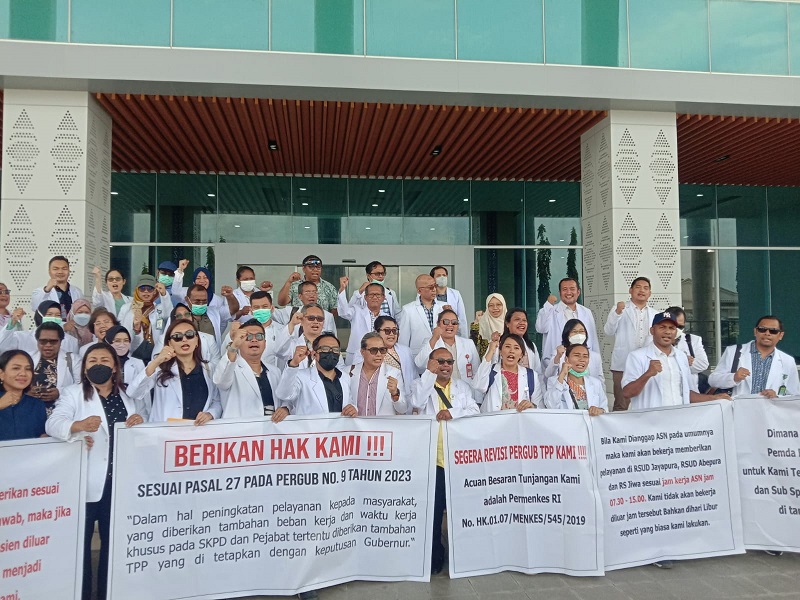 Dokter Spesialis dan Sub Spesialis di Jayapura Ancam Tak Beri Pelayanan