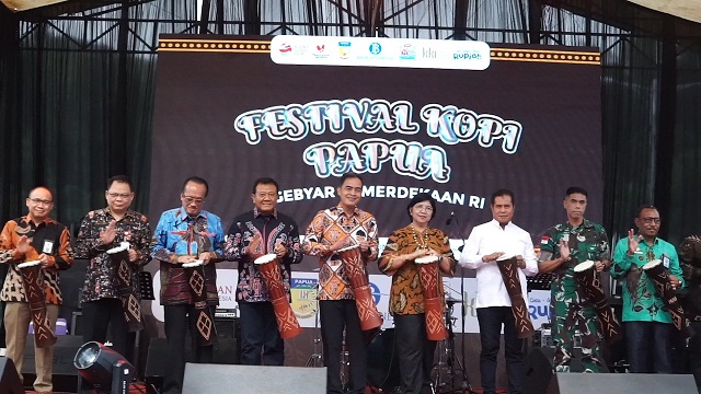 Festival Kopi Papua 2023 dan Gebyar Kemerdekaan RI ke 78 Resmi Dibuka