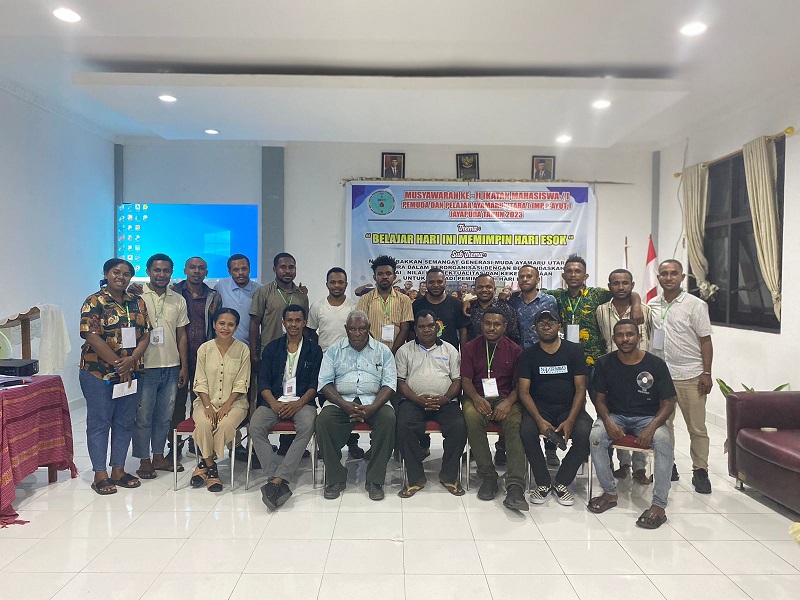 Ortisan Ronaldo Semunya Nahkodai Ikatan Mahasiswa, Pemuda dan Pelajar Ayamaru Utara