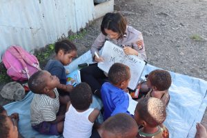 Polisi Pi Ajar di Wamena, Aktif Mengajar Anak-anak Binaan di Asrama Masyarakat Yalimo