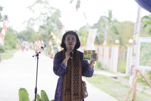 Ketua TP PKK Papua Barat Roma Megawanty Sosialisasi Risiko Stunting di Masni