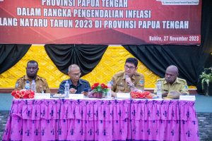 Jelang Nataru, Pemprov Papua Tengah Rakor Menjaga Ketersediaan Stok dan Stabilitas Harga