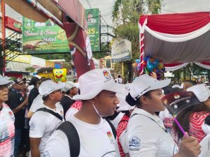 Tingkatkan Partisipasi Pemilih, KPU Papua Gelar Sosialisasi  dengan Jalan Sehat