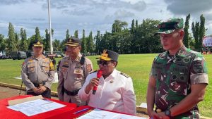 Pemprov Papua Tengah Apel Kesiapsiagaan Pemilu Damai