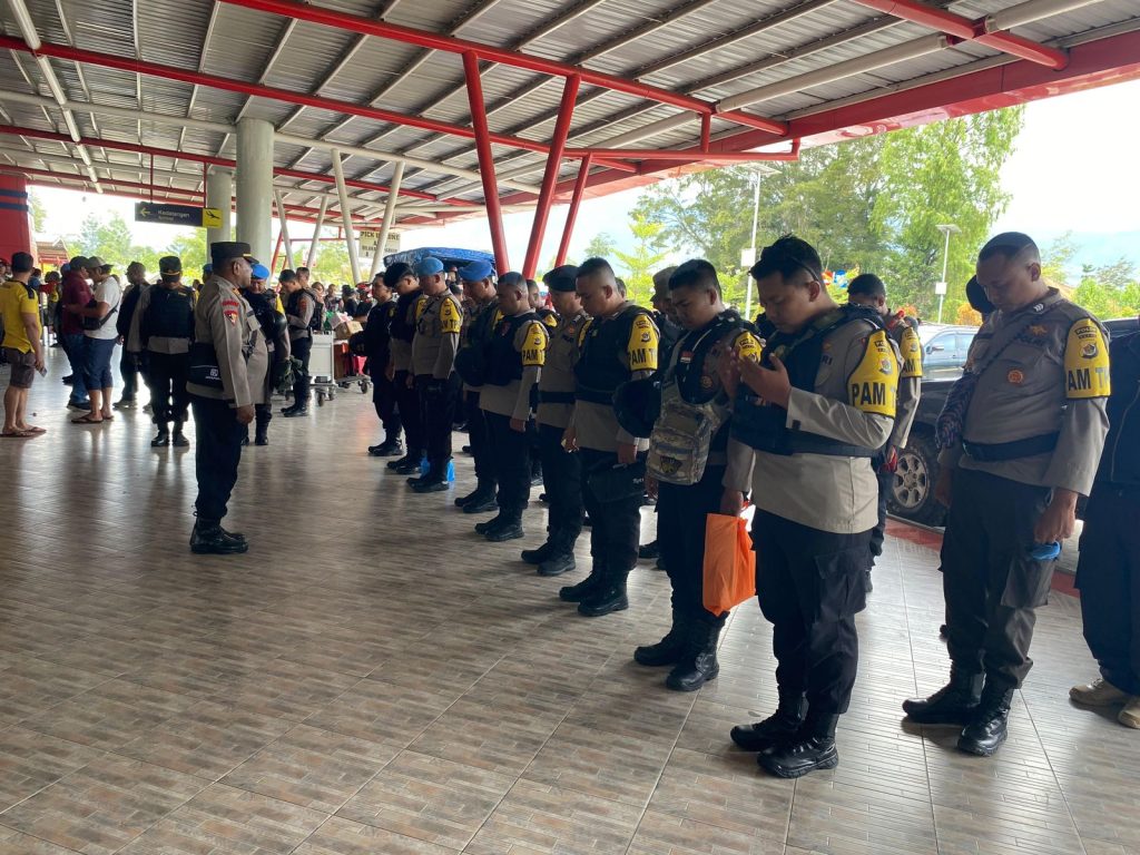 Pengamanan Pemilu 2024, 30 Personel Polda Papua BKO di Polres Lanny Jaya