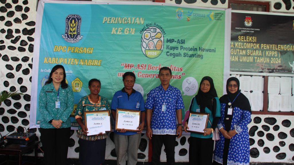 TP-PKK Papua Tengah dan PERSAGI Nabire Sasar Kader Posyandu Cegah Stunting