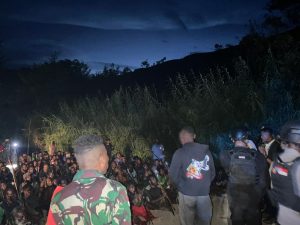 Bentrok Antar Pendukung Partai di Distrik Nogi, Satu Korban Kena Panah