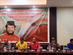 Solidaritas Masyarakat Tabi Saireri dan Paguyuban Nusantara Dukung HYU sebagai Cagub Papua