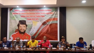 Solidaritas Masyarakat Tabi Saireri dan Paguyuban Nusantara Dukung HYU sebagai Cagub Papua