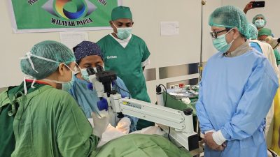 Peringati HUT ke-57, Freeport Gelar Operasi Katarak Gratis untuk Masyarakat Mimika