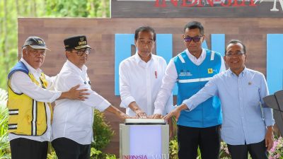 Presiden Jokowi Groundbreaking Pembangunan PLN Hub di IKN