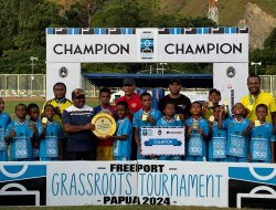 PT Freeport Bersama PSSI, Gelar Grassroots Tournament 2024 Diikuti 10 Klub di Jayapura