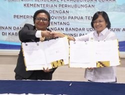 RESMI!!! Pemprov Papua Tengah dan Kemenhub Tandatangani MoU Pengembangan Bandara Douw Aturure