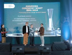 Berkat Program Kalesang Keranjang, Pertamina Patra Niaga Regional Papua Maluku Raih Penghargaan ISRA 2024