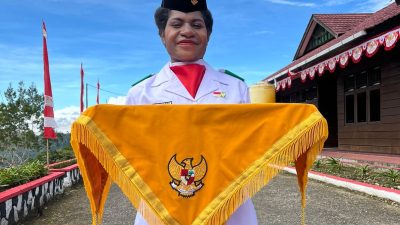 Dornela Natalia Oropka, Paskibra Pegunungan Bintang Ingin jadi Tentara