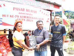Semarakan HUT RI ke-79, Pertamina Patra Niaga Regional Papua Maluku Gelar Pasar Murah di Ring 1 Jayapura
