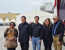 PJ Gubernur Ribka Haluk Hadiri  Peresmian Smelter PTFI oleh Presiden Jokowi di Gresik