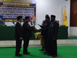 DPRD Puncak Gelar Sidang Penetapan APBD Perubahan 2024