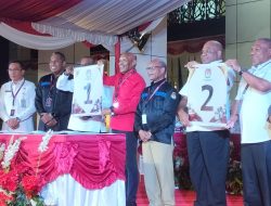 Pengundian Nomor Urut Paslon Gubernur dan Wagub Papua, BTM-YES 1 dan MARI YO 2