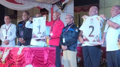 Pengundian Nomor Urut Paslon Gubernur dan Wagub Papua, BTM-YES 1 dan MARI YO 2