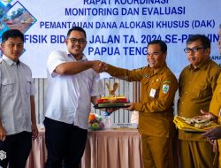 Pemprov Papua Tengah Gelar Rakor Bersama Kementerian PUPR RI