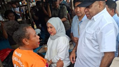 Jelang Pilkada Papua, Mari-Yo Blusukan ke Pasar Youtefa