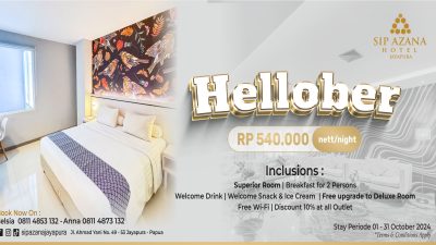 Yuk Intip Paket Promo “Hellober” di SIP Azana Hotel Jayapura