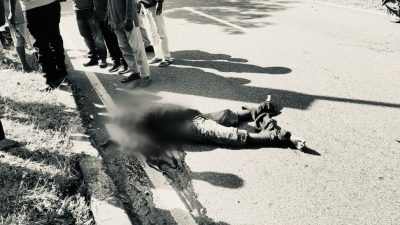 Pemotor Tewas di Tempat, Setelah Tabrak Median Jalan di Sentani