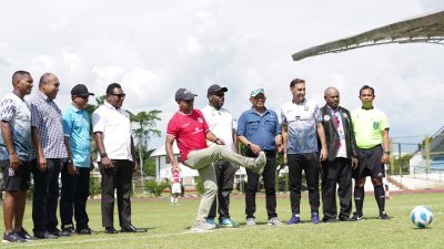 Freeport Indonesia Dukung Turnamen Sepak Bola Piala Soeratin U-15 di Mimika Sport Complex (MSC)
