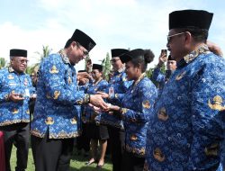 HUT-53 KORPRI, Pj Gubernur Papua Tengah Bacakan Sambutan Presiden Prabowo Subianto