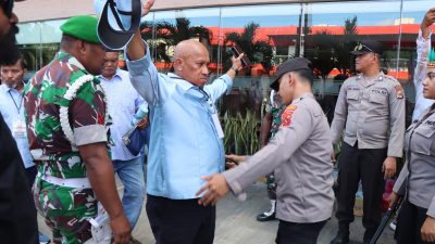 Kawal Debat Paslon di Biak Numfor, Polda Papua Turunkan Ratusan Personel