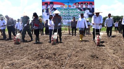 Dukung Ketahanan Pangan, Polda Papua Launching Gugus Tugas Polri dan Bentuk Balai Diklat Polri