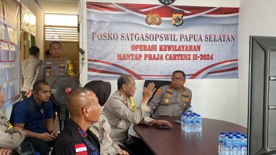 Sukseskan Pilkada Serentak, Wakapolda Papua Kunker ke Merauke