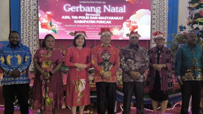 Hadiri Gerbang Natal, PJ Bupati Nenu Kabupaten Puncak Damai Seperti di Betlehem