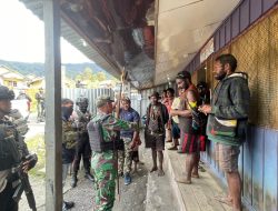 Jelang Putusan MK, Aparat Gabungan Patroli Dialogis di Puncak Jaya