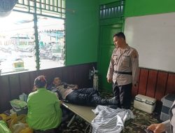 Bangun Sinergi, Polda Papua Melalui Polres Asmat Hadiri Donor Darah HUT Persit