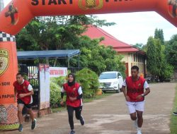 Polda Papua Gelar Uji Kesamaptaan Jasmani Calon Perwira Jalur Sarjana