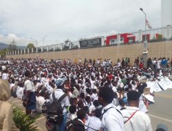 Pelajar di Wamena Protes Tolak Program MBG